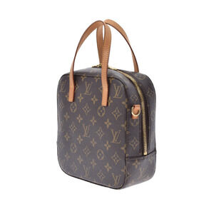 Louis Vuitton Spontini Handbag Brown Canvas Monogram